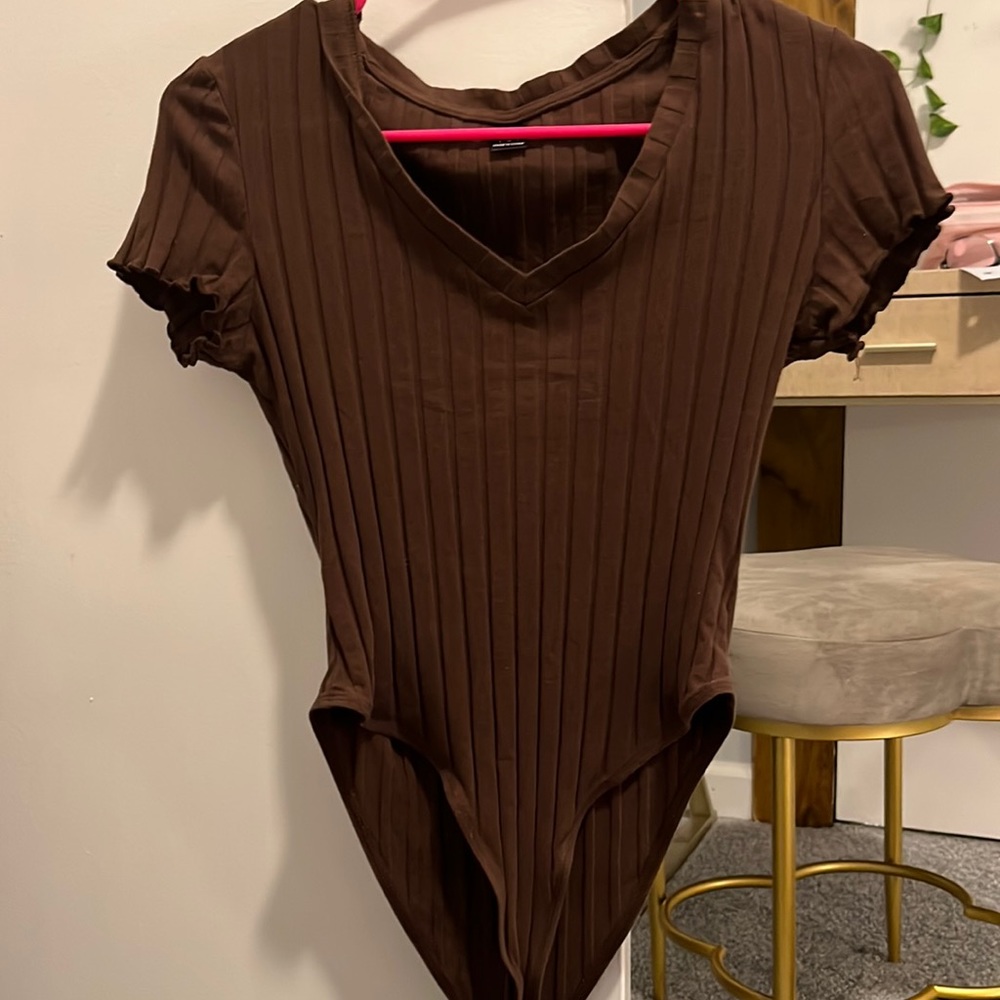 brown body suite